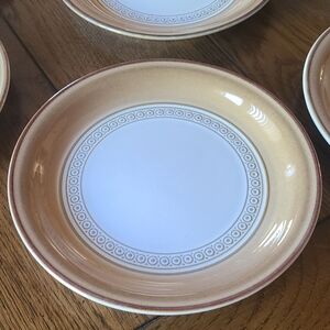 6 Denby of England Seville 7" dessert plates excellent condition